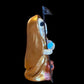 Santa Muerte Dorada Statue + Mictecacihuatl + Mictlantecihuatl + Traditionally Handcrafted from Mexican Clay + 1 of a Kind + Made in Mexico