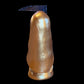 Santa Muerte Dorada Statue + Mictecacihuatl + Mictlantecihuatl + Traditionally Handcrafted from Mexican Clay + 1 of a Kind + Made in Mexico