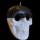 Two-tone Skull Candle with Mirror Eyes + Reversing + Uncrossing + Revealing + Mirror Work + Baron del Cemeterio