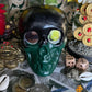 Two-tone Skull Candle with Mirror Eyes + Reversing + Uncrossing + Revealing + Mirror Work + Baron del Cemeterio