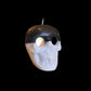 Two-tone Skull Candle with Mirror Eyes + Reversing + Uncrossing + Revealing + Mirror Work + Baron del Cemeterio