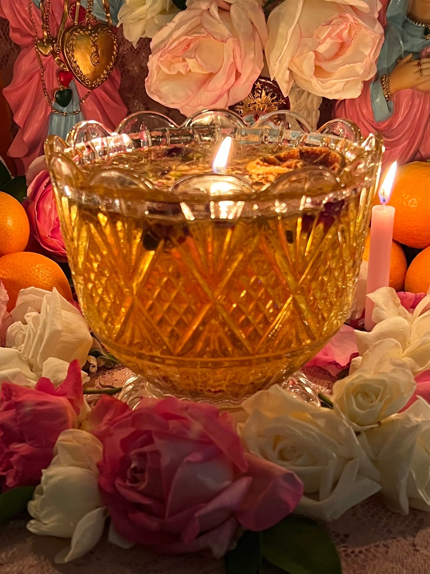 Metresili Love & Luxury Lamp + Fame + Beauty + Metres Ezili Freda + 24K Gold + Blessed + Fixed