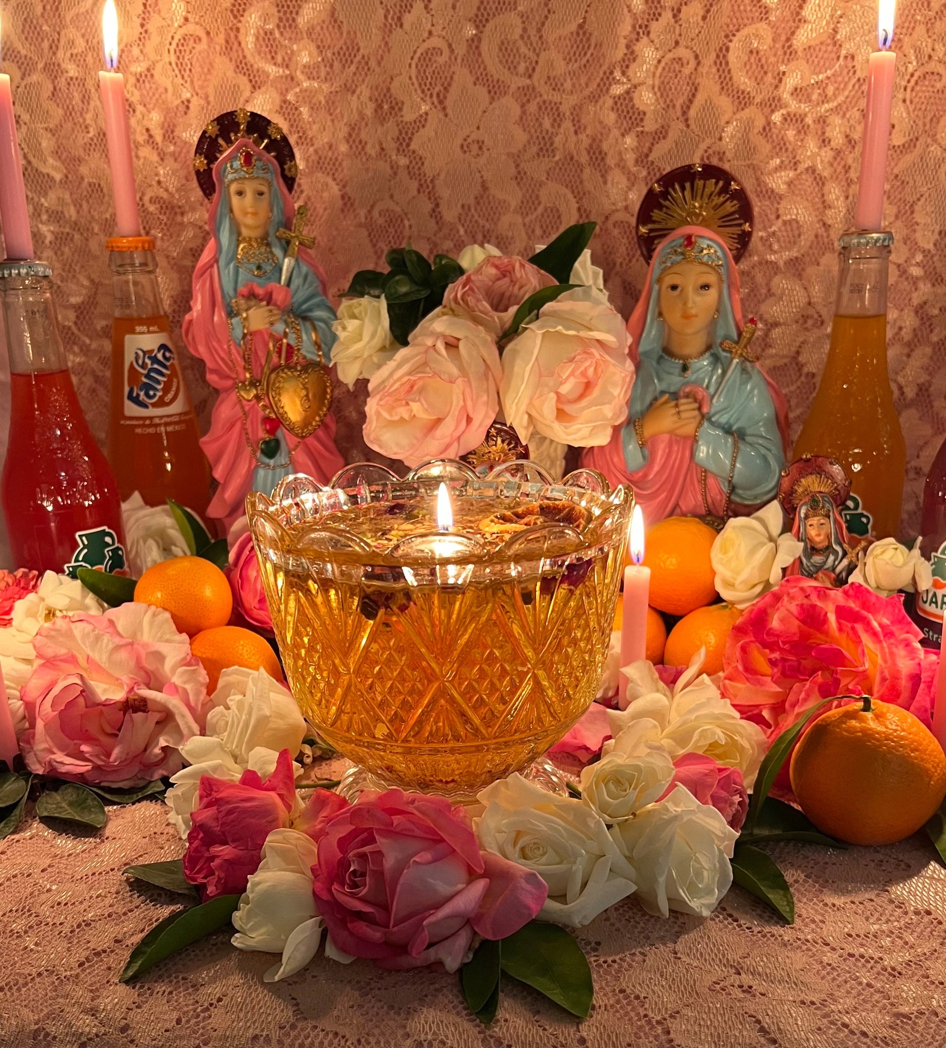 Metresili Love & Luxury Lamp + Fame + Beauty + Metres Ezili Freda + 24K Gold + Blessed + Fixed
