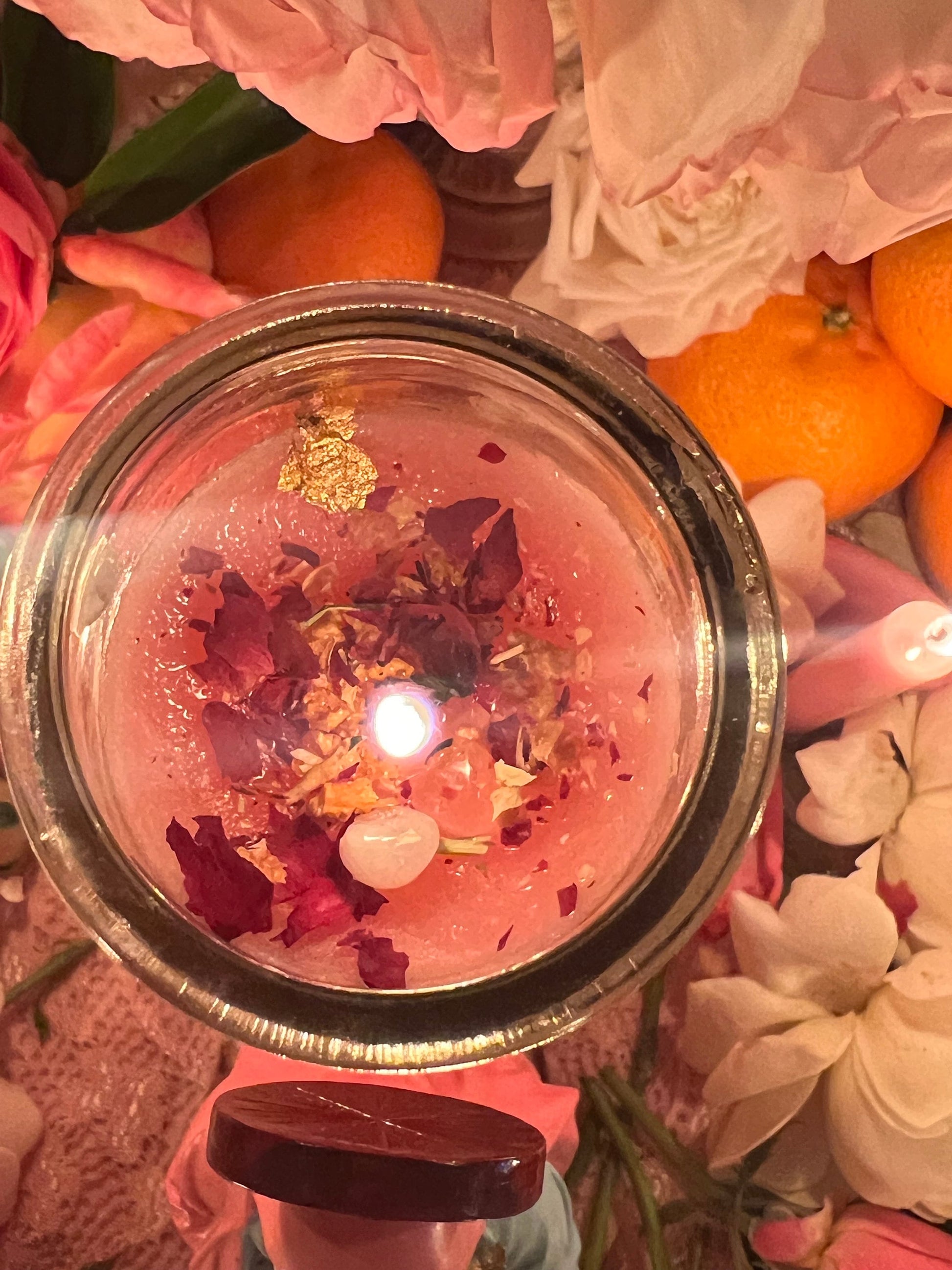 Metresili Vigil Candle + Love + Abundance + Psychic Ability + Fixed and Blessed + Metres Ezili Freda