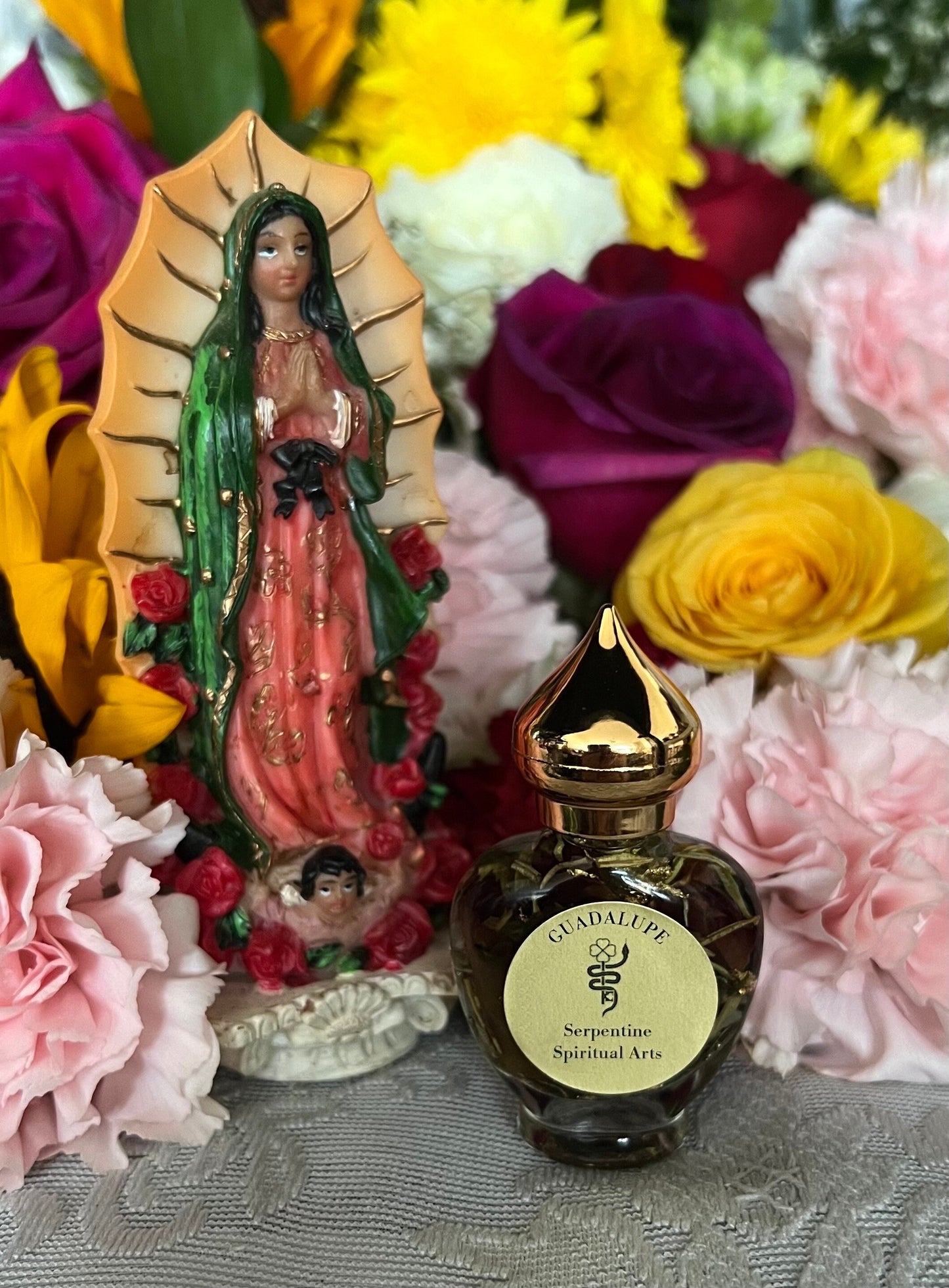 Virgen de Guadalupe Oil + La India + Tonantzin + Guadalupana + Divine Mother + Healing + Blessings