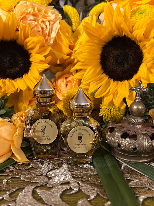 Crown of Success Oil + Recognition + Fame + 24K Gold + Recognition + Climb Socially