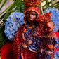 Large Ezili Danto Candle + Erzulie Dantor + Zilí Dantó + 24K Gold + Protection + Justice + Lesbian + Transgender + Mother + Cleansed & Fixed