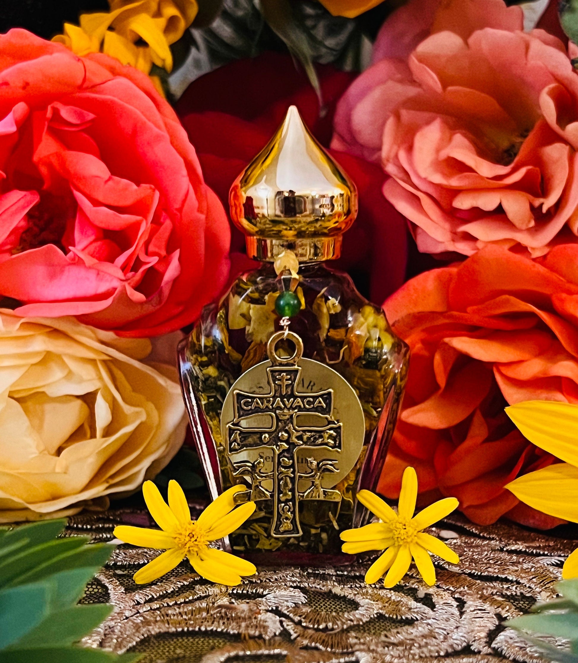 Cross of Caravaca Oil + Wishes Granted + Love + Money + Health