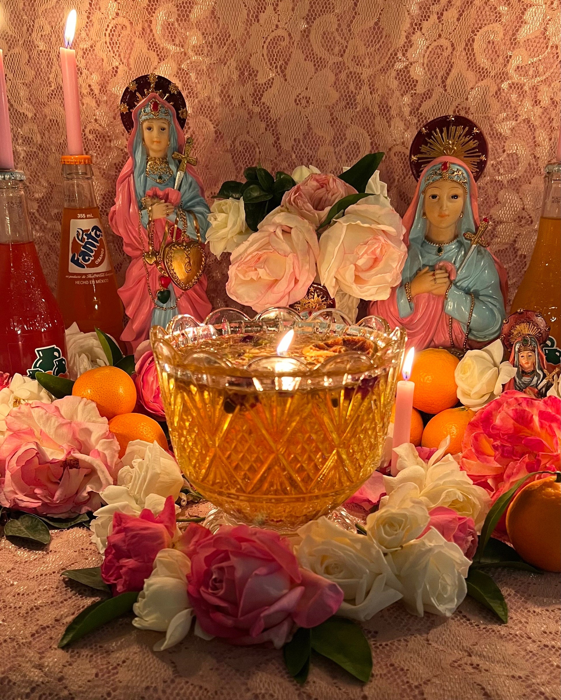 Metresili Love & Luxury Lamp + Fame + Beauty + Metres Ezili Freda + 24K Gold + Blessed + Fixed