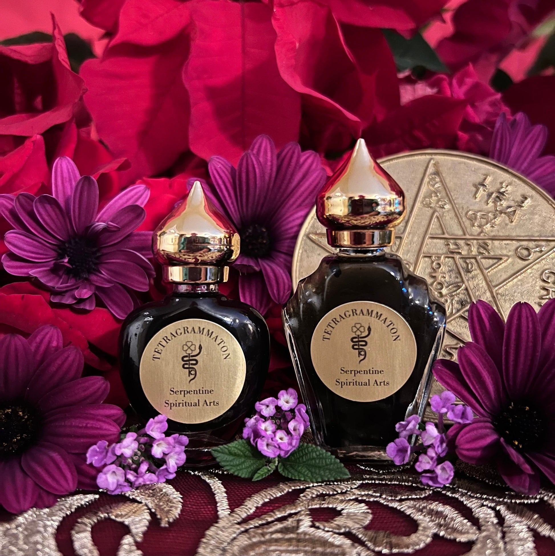 Tetragrammaton Oil + Aleister Crowley Recipe + Ritually Charged + Ceremonial Magick + Sorcery + Necromancy + Pentagram of Solomon + Purify
