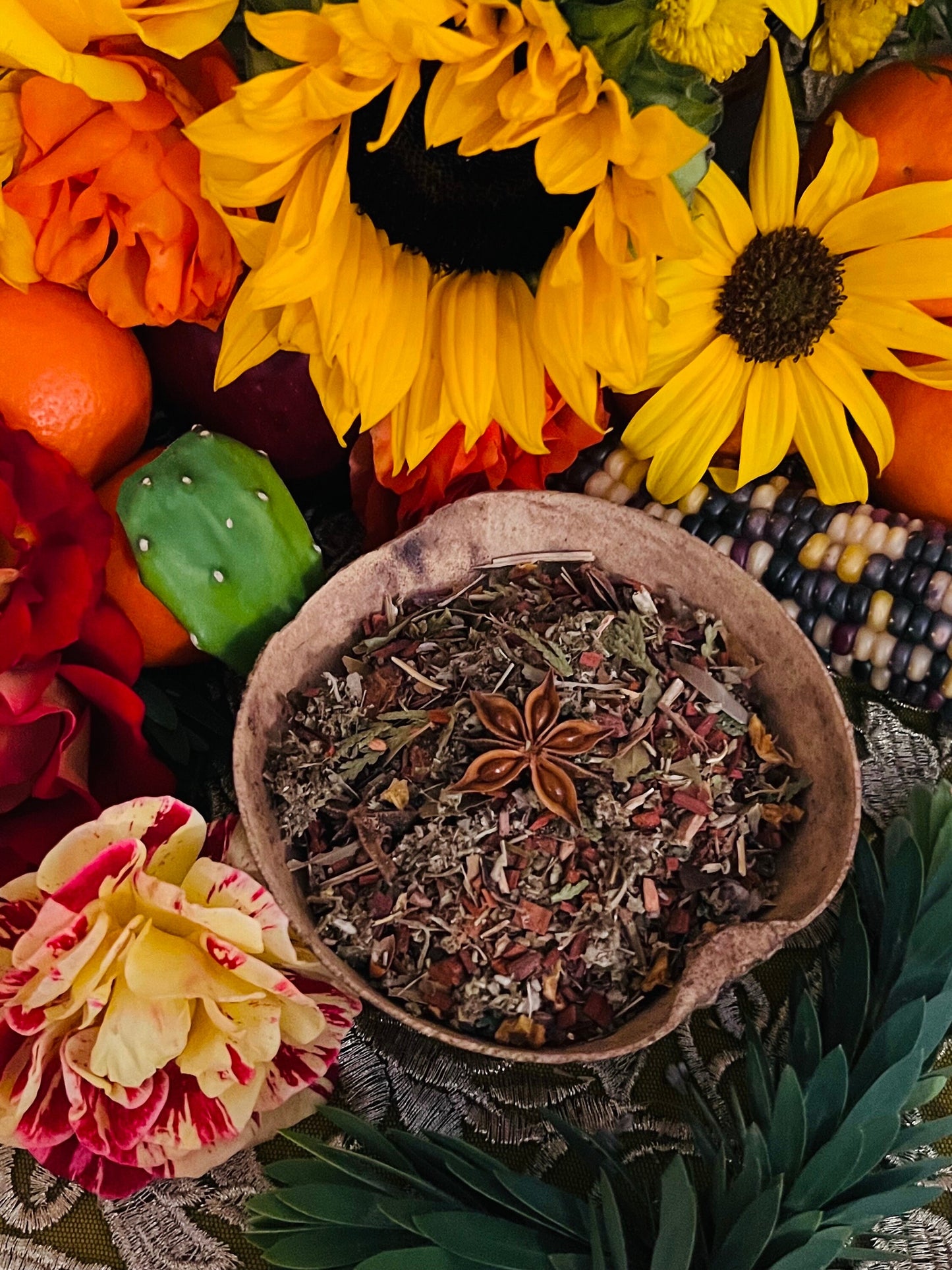 Indio Herbs + Protection + Abundance + Blessings + Indian Spirit Guide + Indigenous + Native American + Blessed