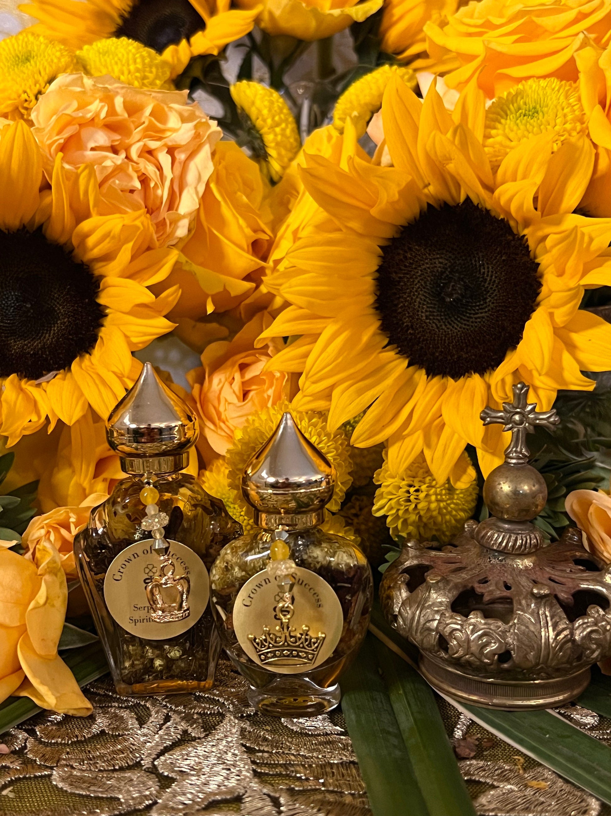Crown of Success Oil + Recognition + Fame + 24K Gold + Recognition + Climb Socially