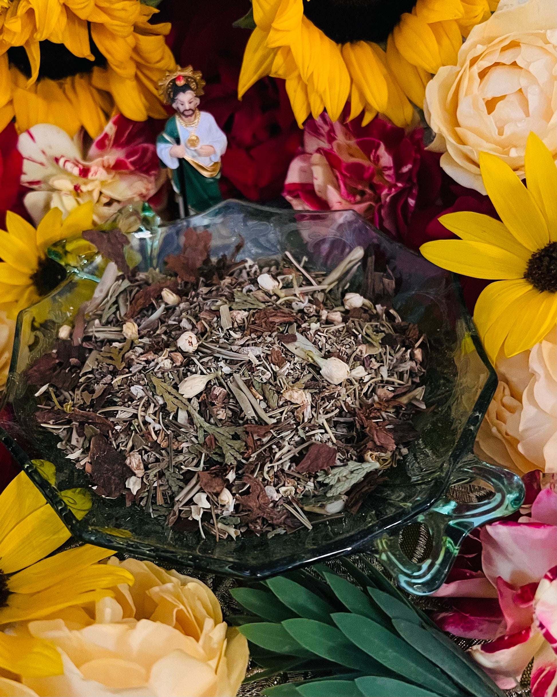 Saint Jude Herbs + Miracles + Healing + Fast Luck + Money + Protection + Blessed