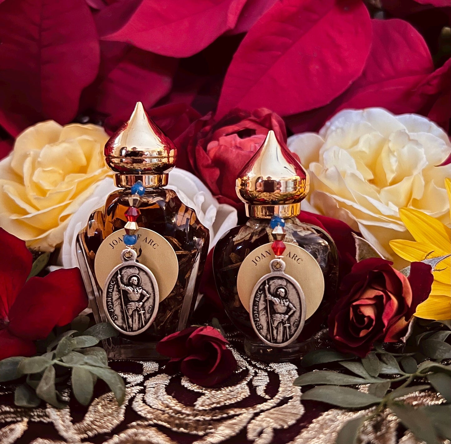 Joan of Arc Oil + Protection + Patroness of Lesbians + Overcome Enemies + Psychic Vision + Victory