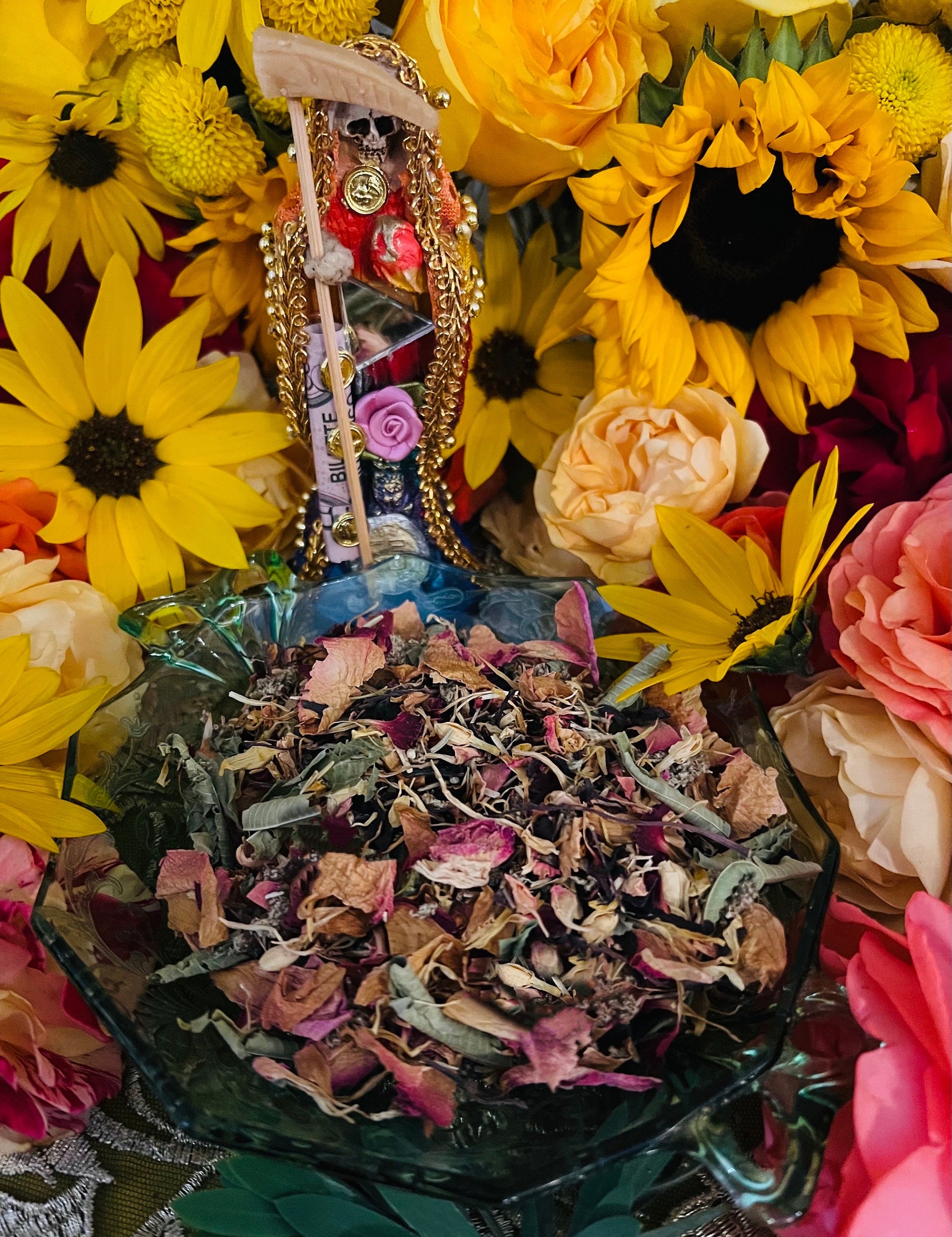 Santa Muerte Siete Colores Herb Bath + Blessed