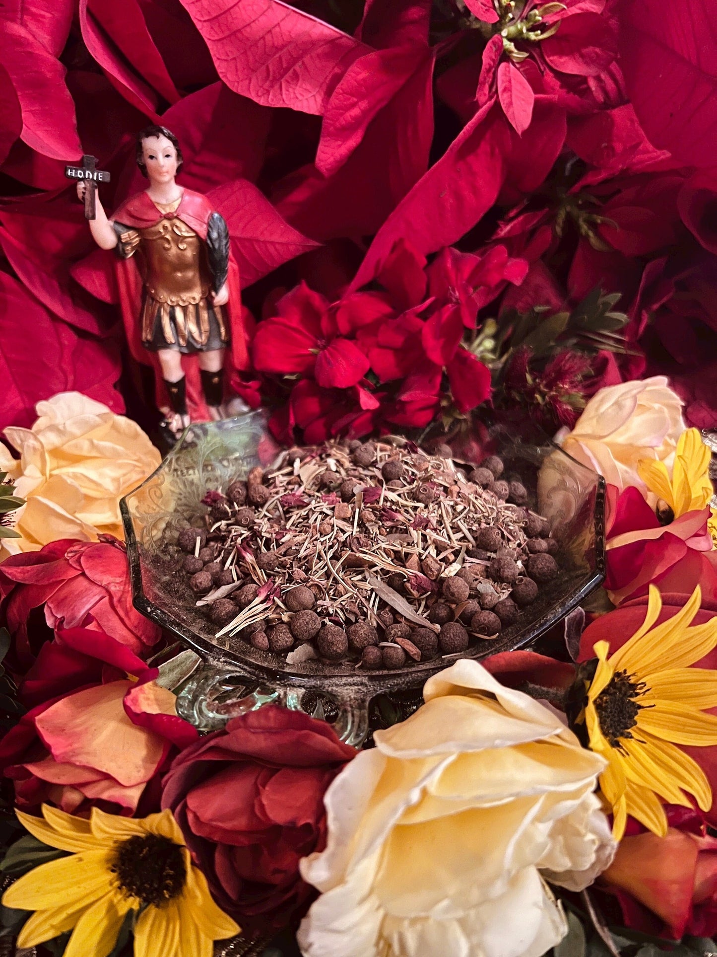 Saint Expedite Herbs + San Expedito + Expeditus + Fast Luck + Money + Saint Expedit + Expedee + Blessed