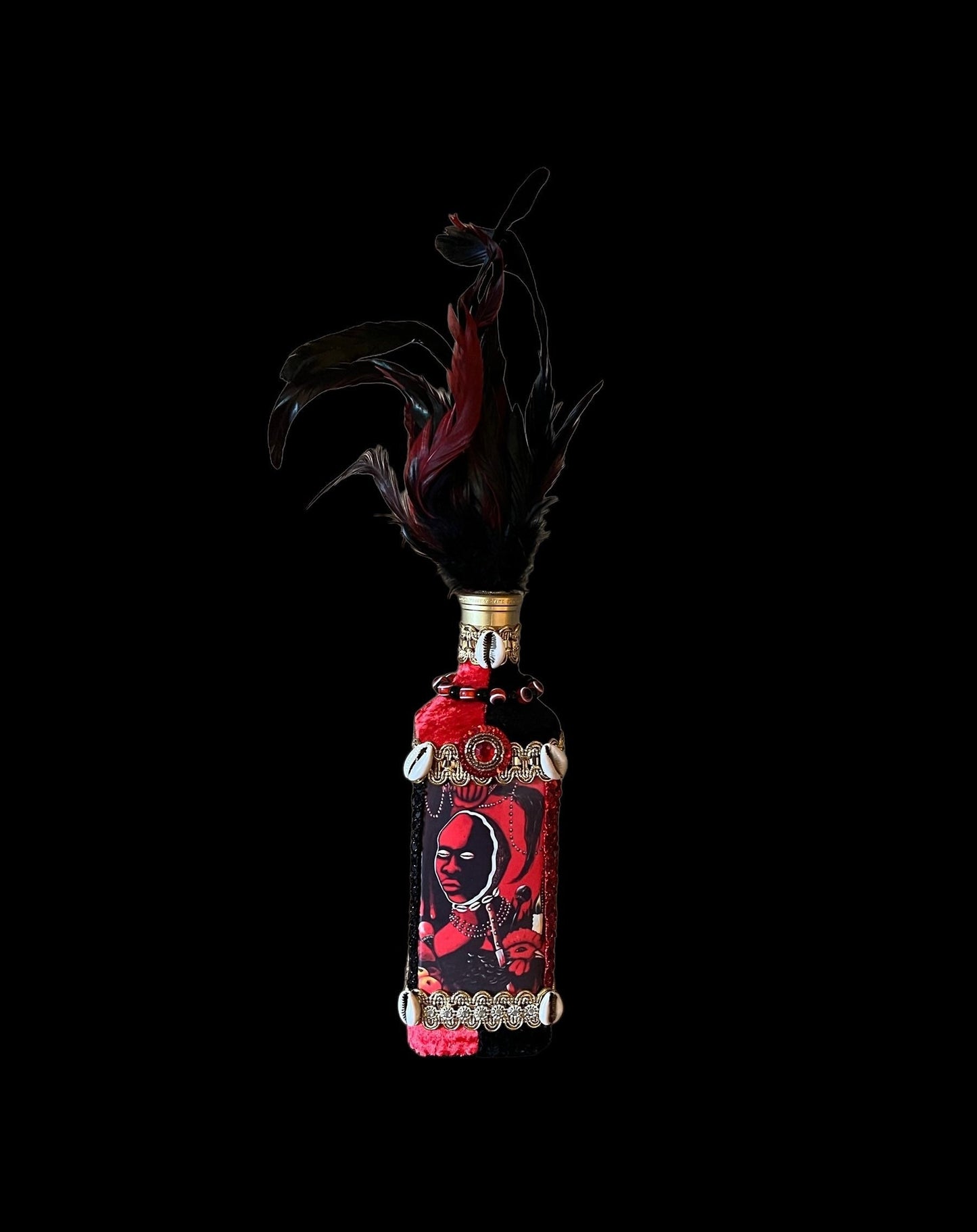 Elegua Boutey + Bottle + Esu + Blessed + Made by Lukumi & Haitian Vodou Initiate + Spiritual Art + One of a Kind