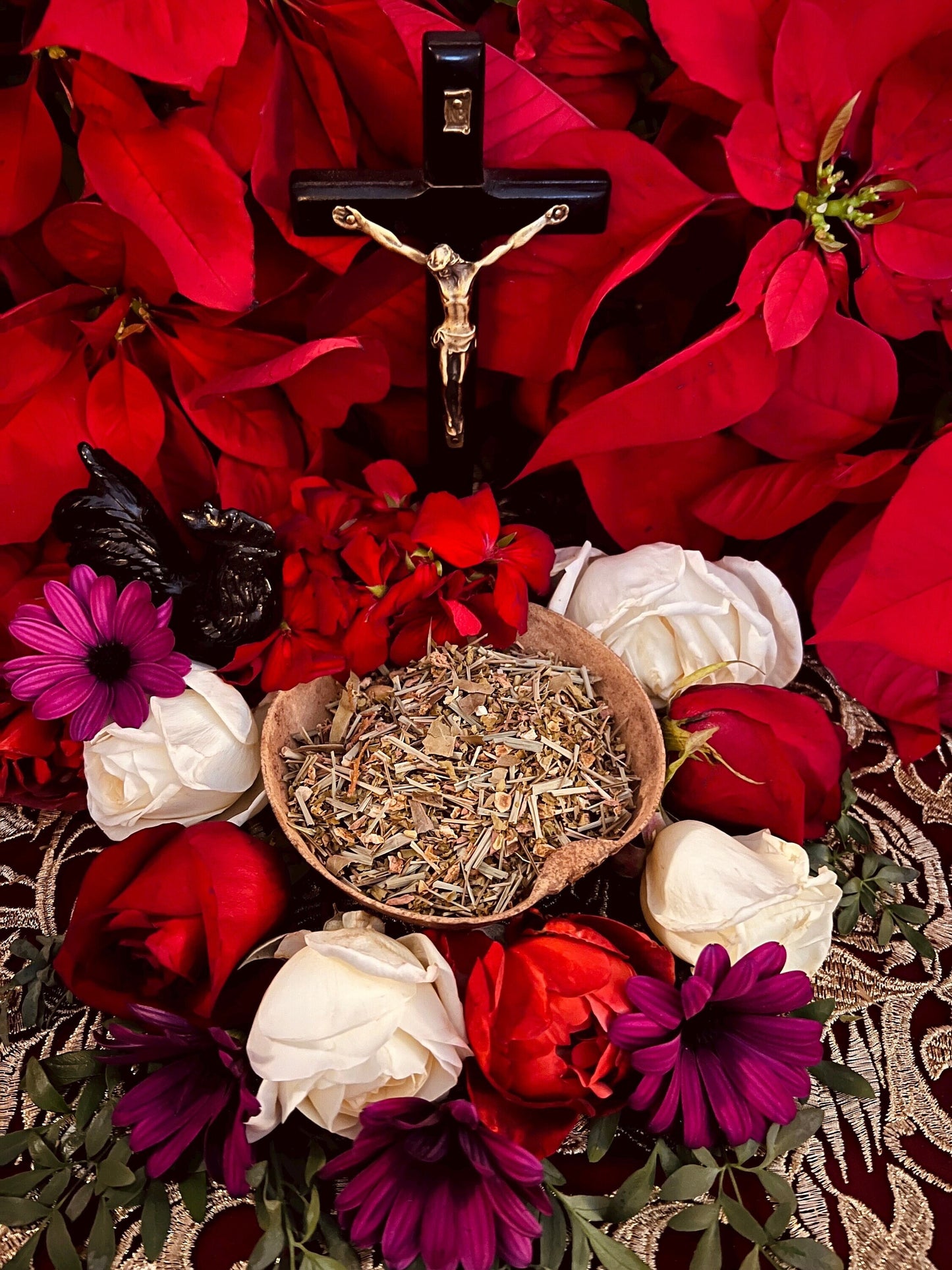 Baron del Cementerio Herbs + Money + Healing + Cleansing + Reversing + San Elias + Saint Elijah + Blessed