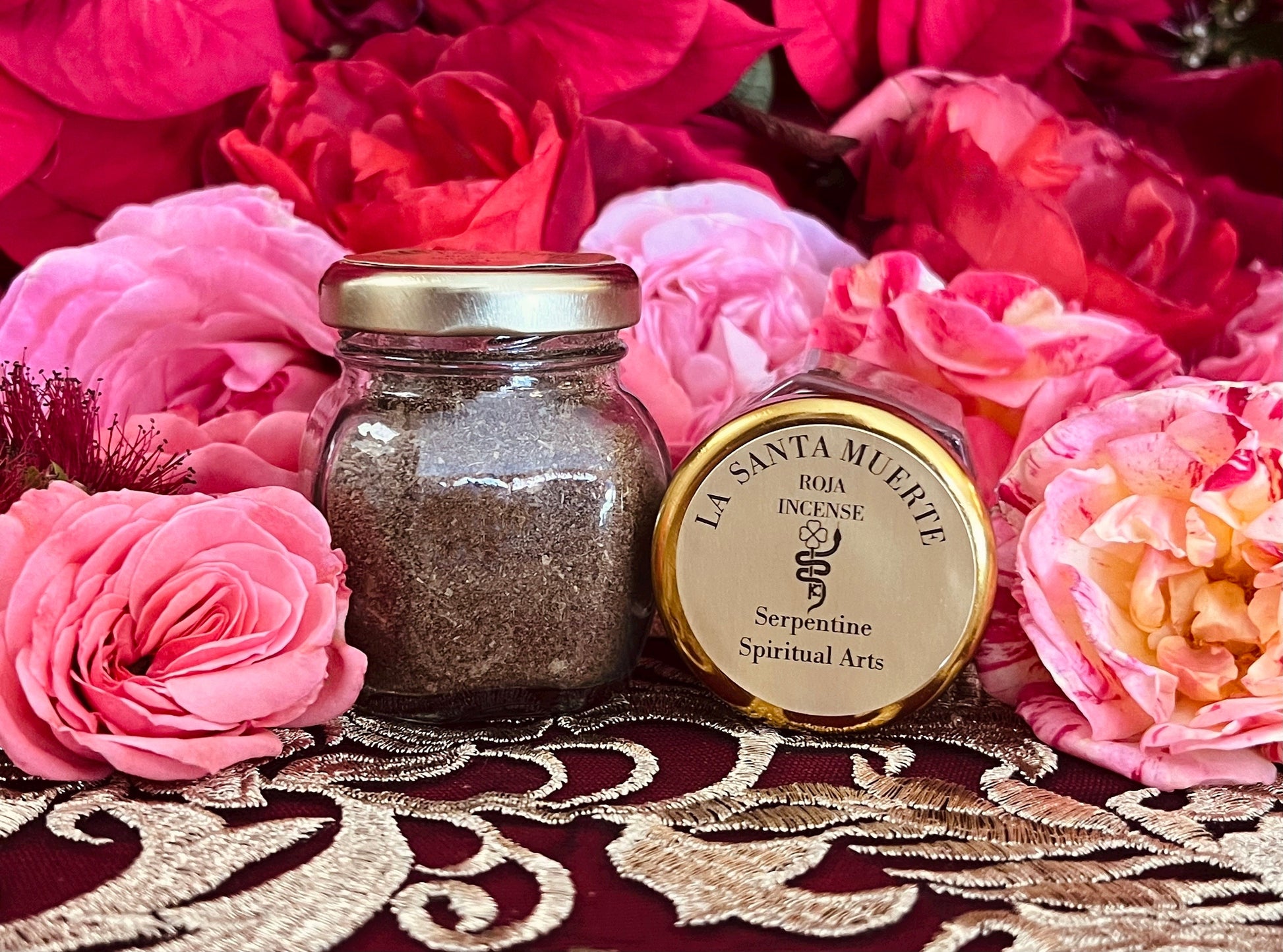 Santa Muerte Roja Incense + Hand Blended + Sahumerio