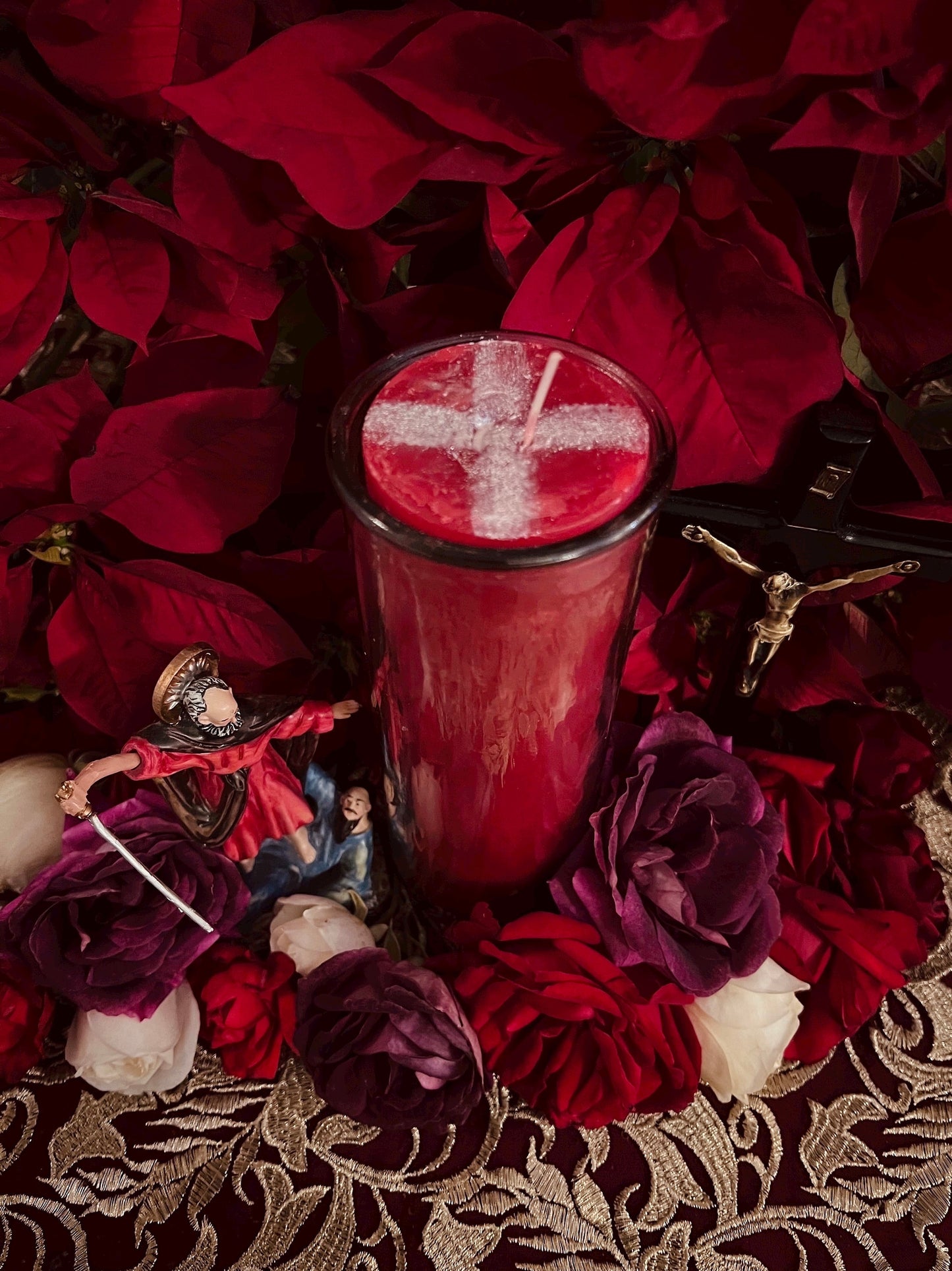 Baron del Cementerio Revocation Candle + Reversing + Baron of the Cemetery + San Elias + Saint Elijah + Revocacion