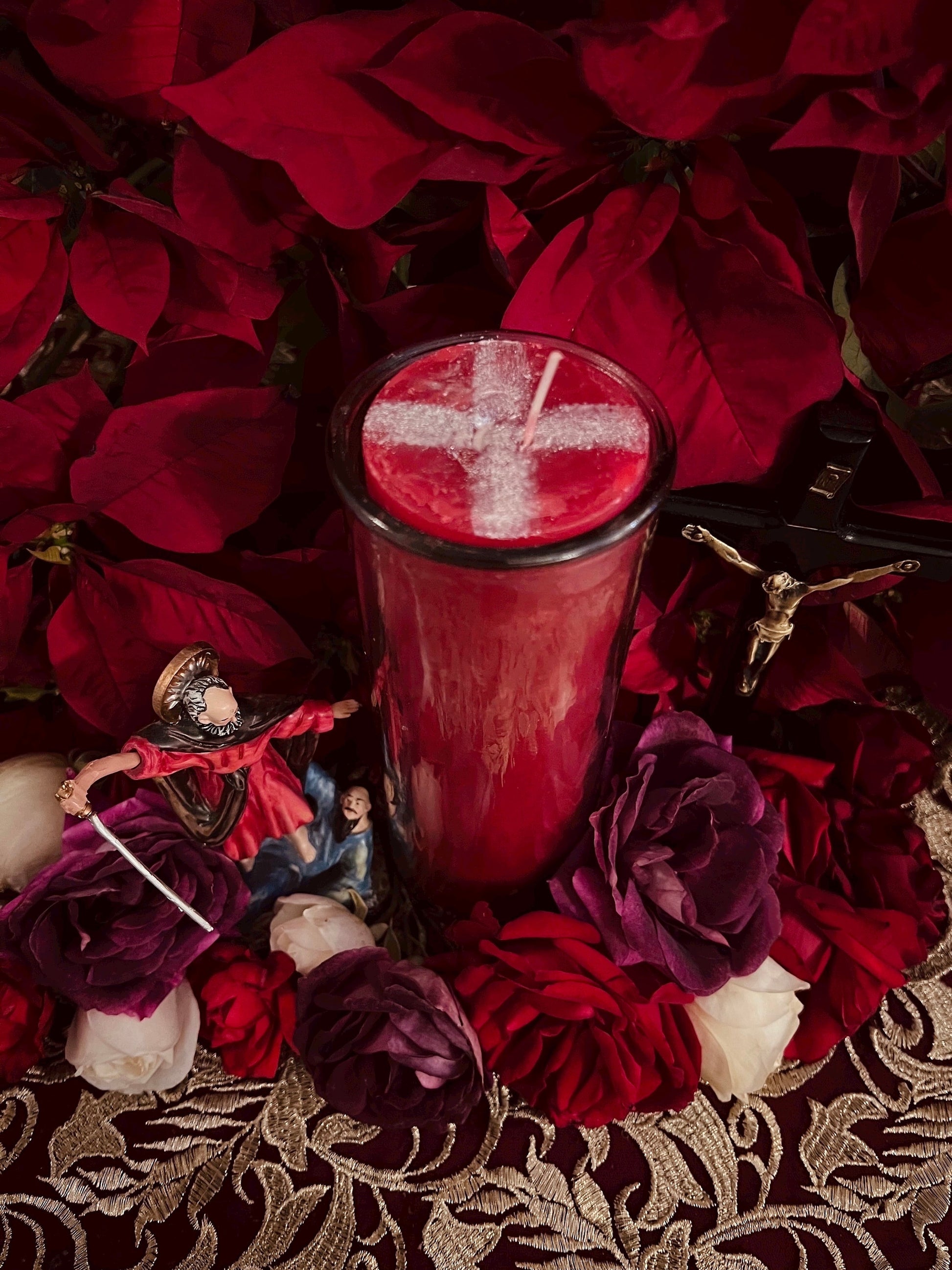 Baron del Cementerio Revocation Candle + Reversing + Baron of the Cemetery + San Elias + Saint Elijah + Revocacion