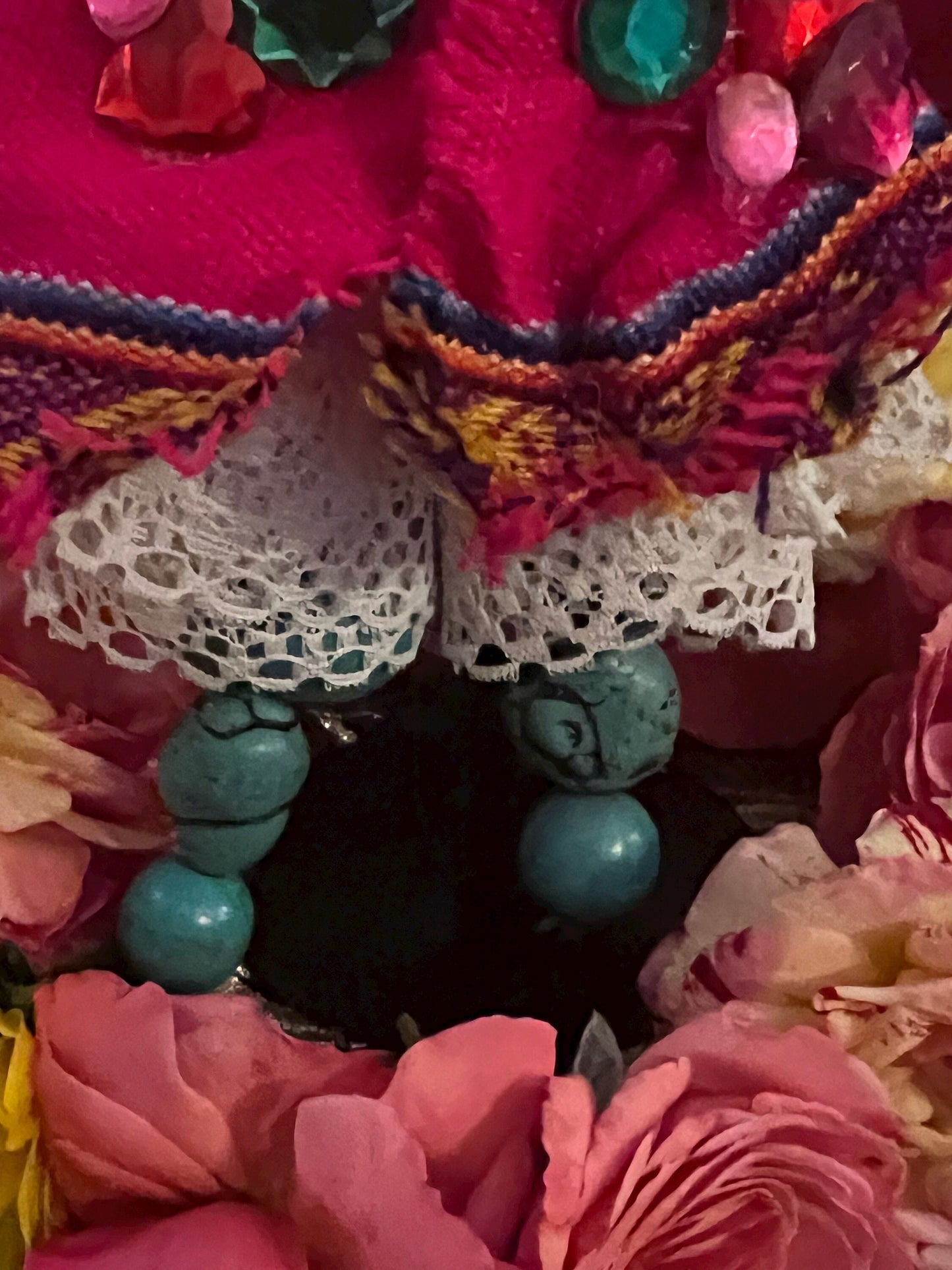 Handcrafted Dia de los Muertos Doll + Day of the Dead + Cleansed and Blessed + Ancestors + Sells for More in Galleries!