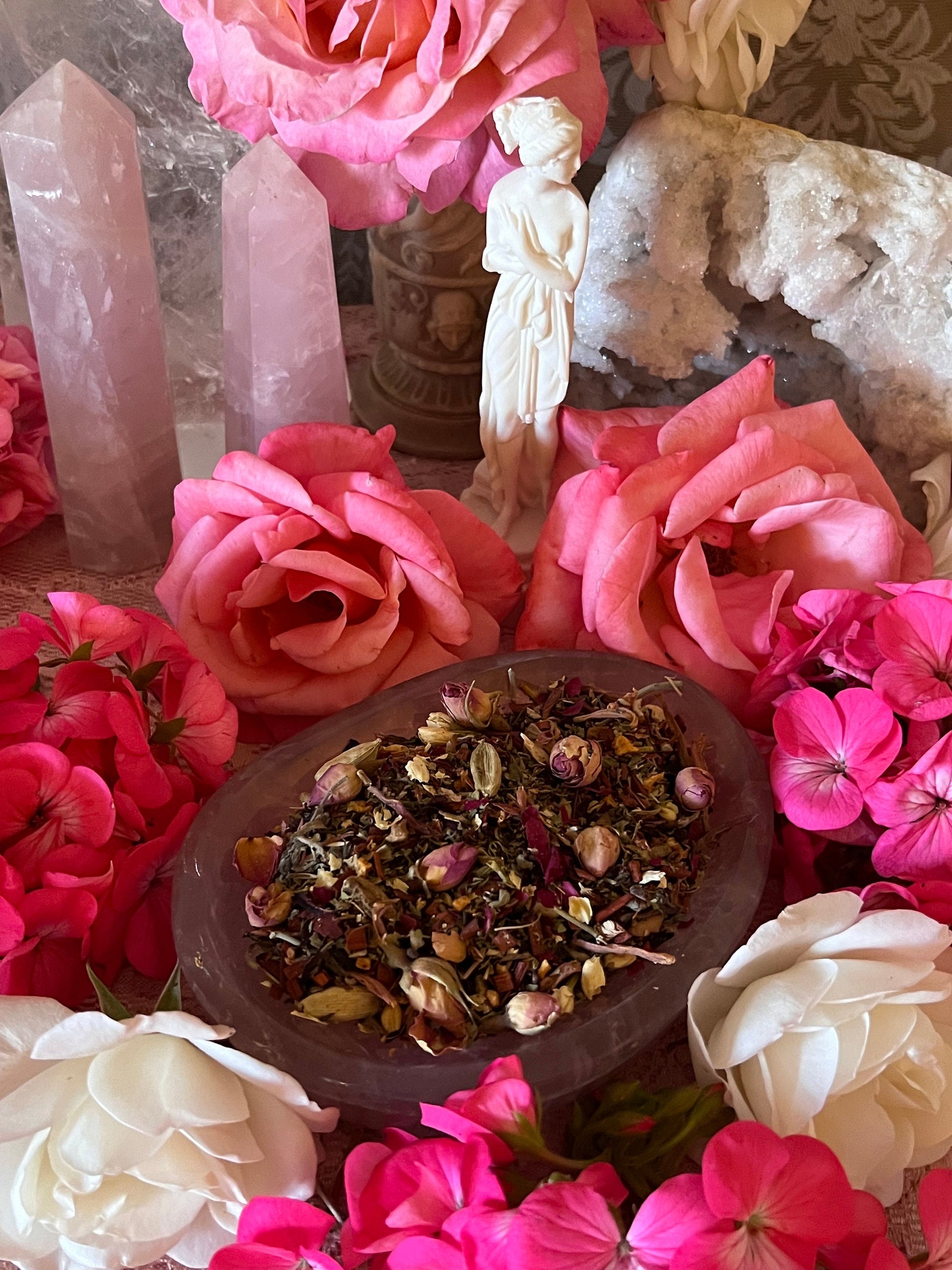 Venus Herbs + Love + Glamor + Luxury + Beauty + Lust + Prosperity + Marriage + Art + Reconciliation + Creativity