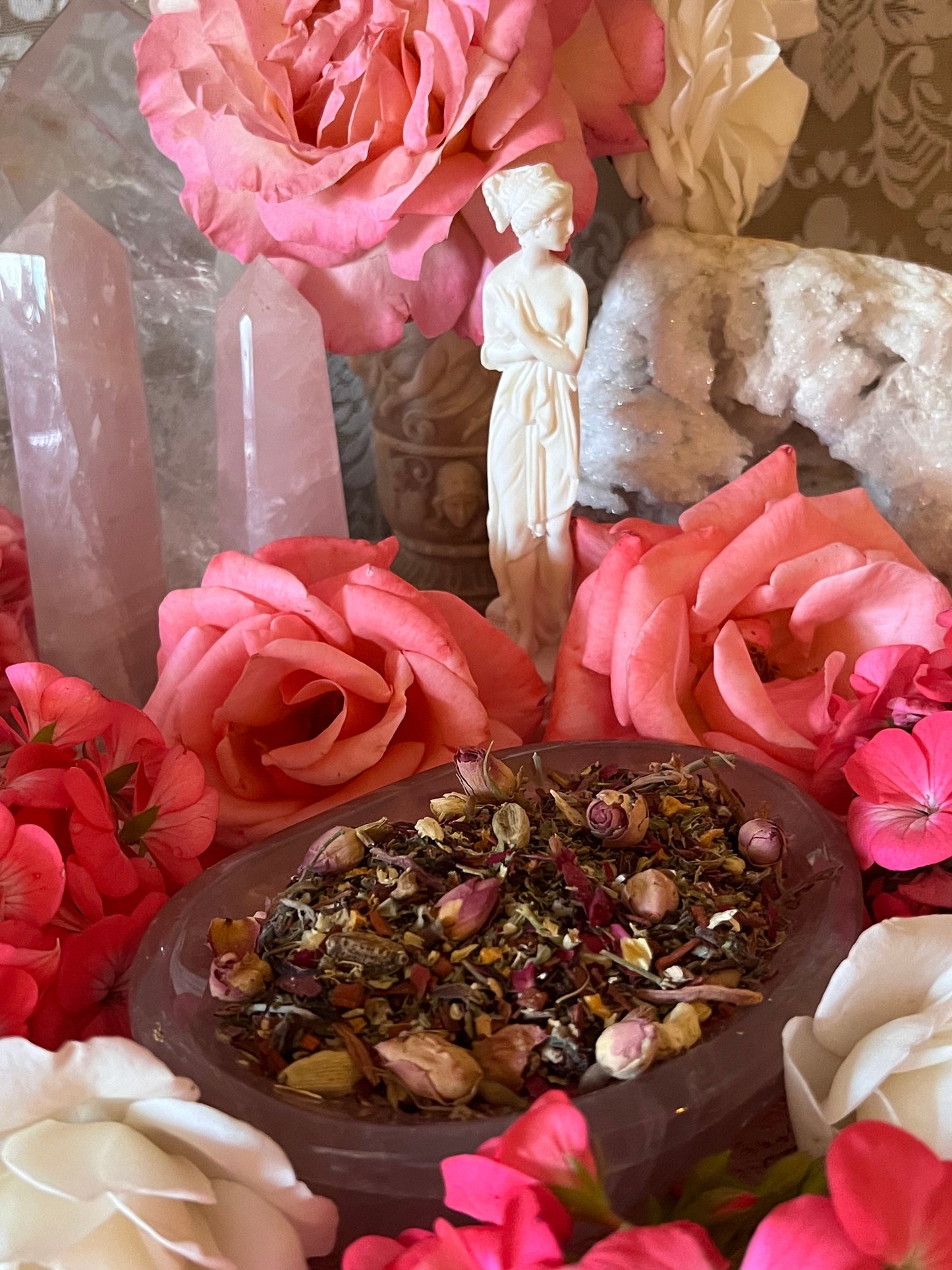 Venus Herbs + Love + Glamor + Luxury + Beauty + Lust + Prosperity + Marriage + Art + Reconciliation + Creativity