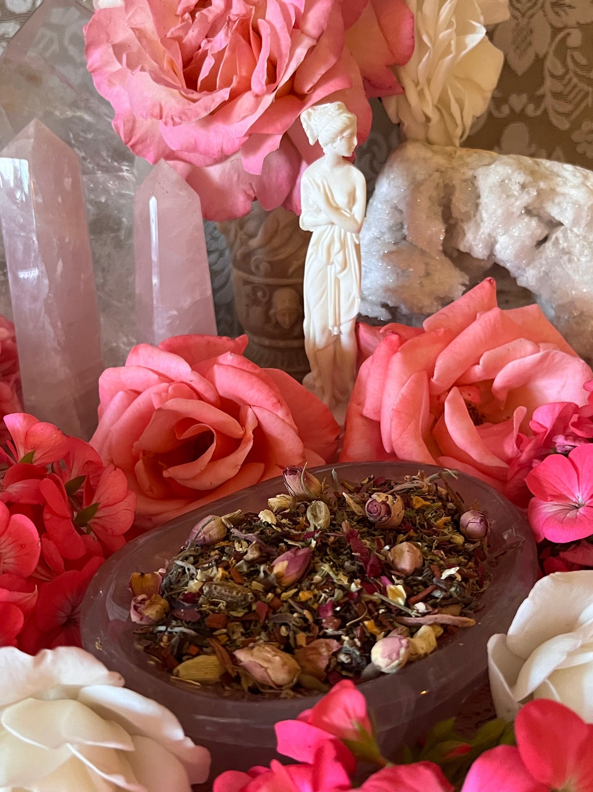 Venus Herbs + Love + Glamor + Luxury + Beauty + Lust + Prosperity + Marriage + Art + Reconciliation + Creativity