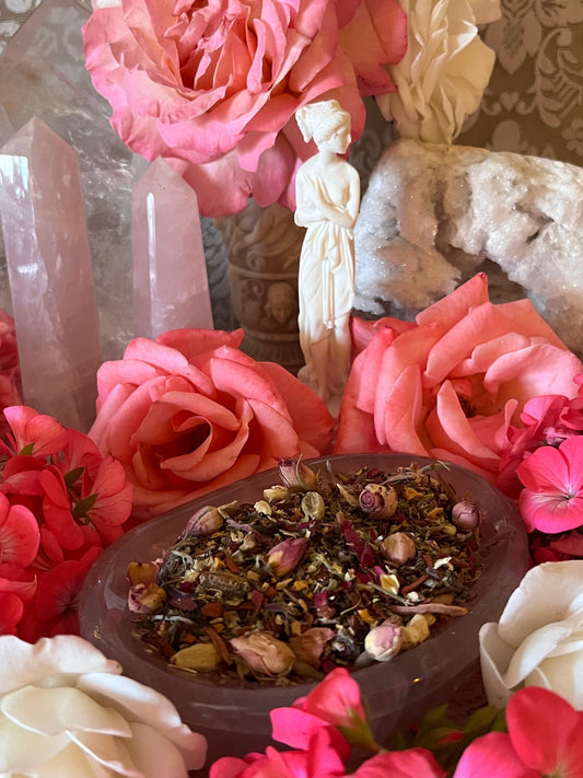 Venus Herbs + Love + Glamor + Luxury + Beauty + Lust + Prosperity + Marriage + Art + Reconciliation + Creativity