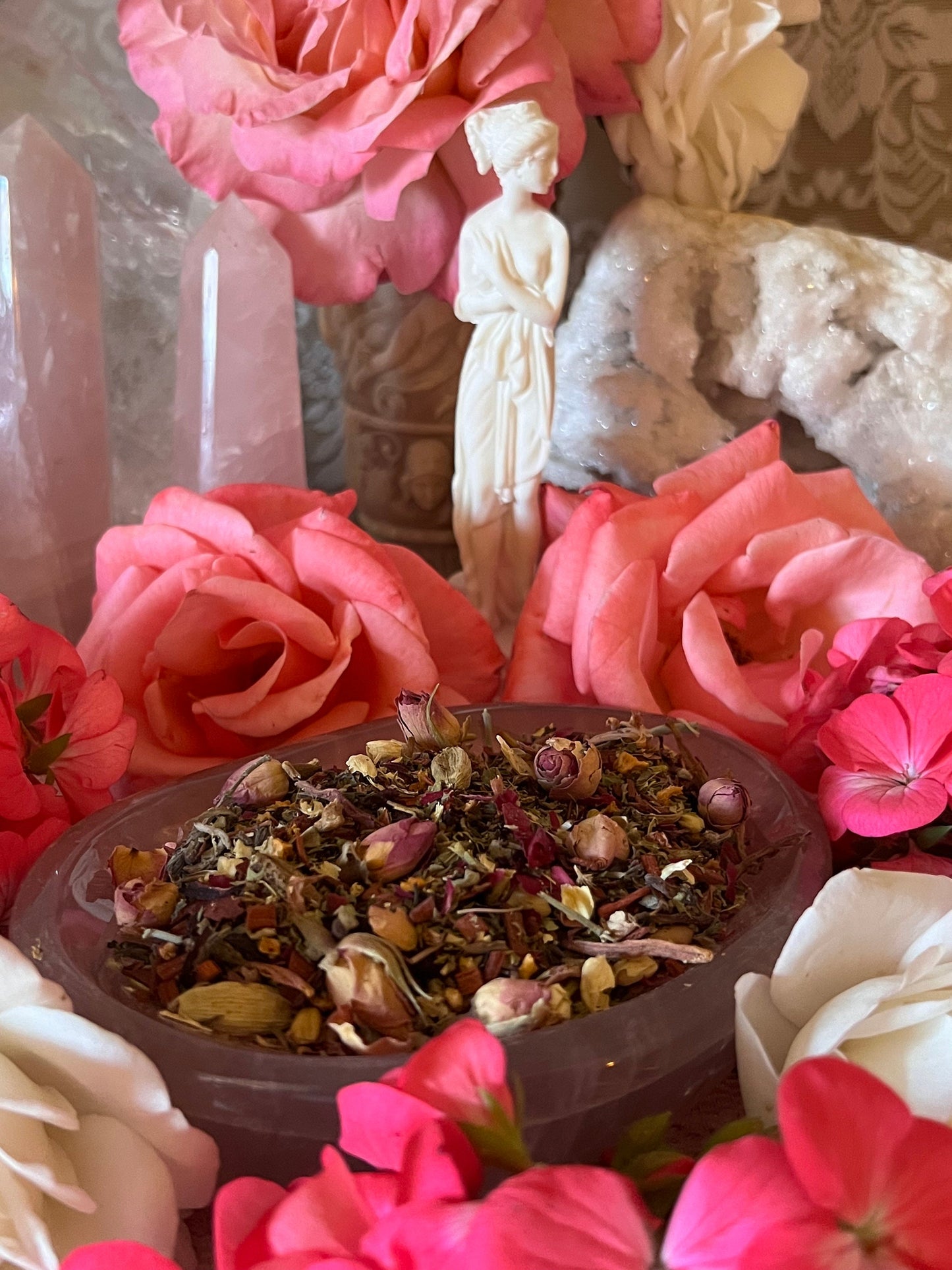Venus Herbs + Love + Glamor + Luxury + Beauty + Lust + Prosperity + Marriage + Art + Reconciliation + Creativity