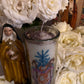 Saint Clare Hand-Carved Candle + Peace + Clarity + Tranquility + Santa Clara