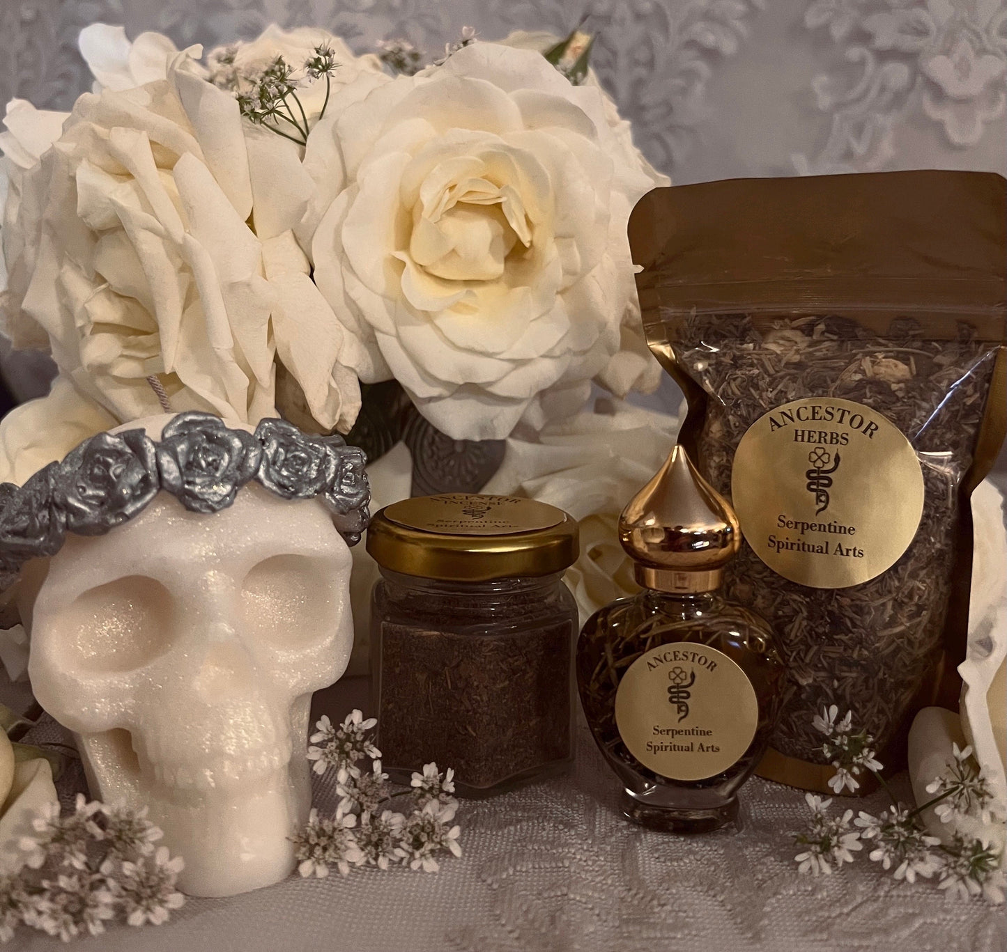 Ancestor Ritual Set + Espiritismo + Veneration + Dia de los Muertos + Samhain + All Souls’ Day + Healing + Elevation + Communication