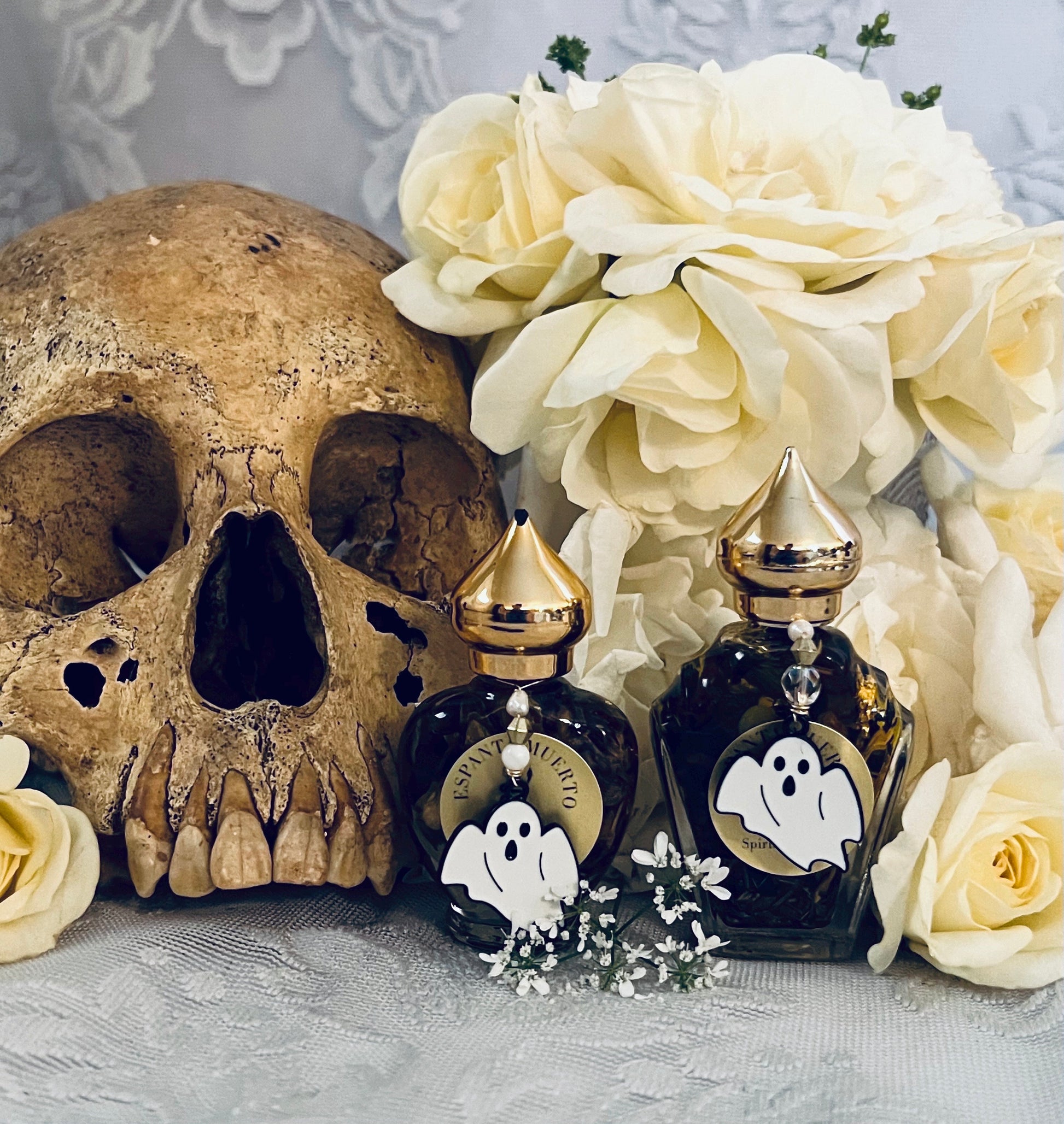 Espanta Muerto Oil + Ghost Chaser + Remove Unwanted Spirits, Negative Energy, Jinxes, Hexes, Curses + Scare the Dead Away + Drive Away Evil