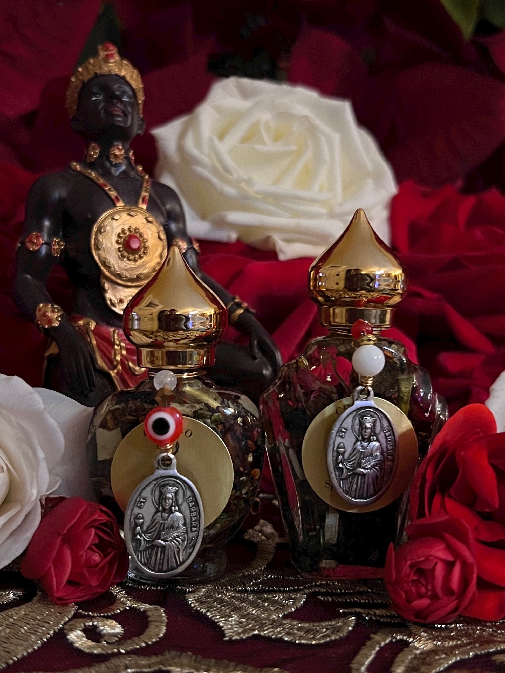 Chango Macho Oil + Protection + Prosperity + Shango + Saint Barbara + 24K Gold + Sango + Xango