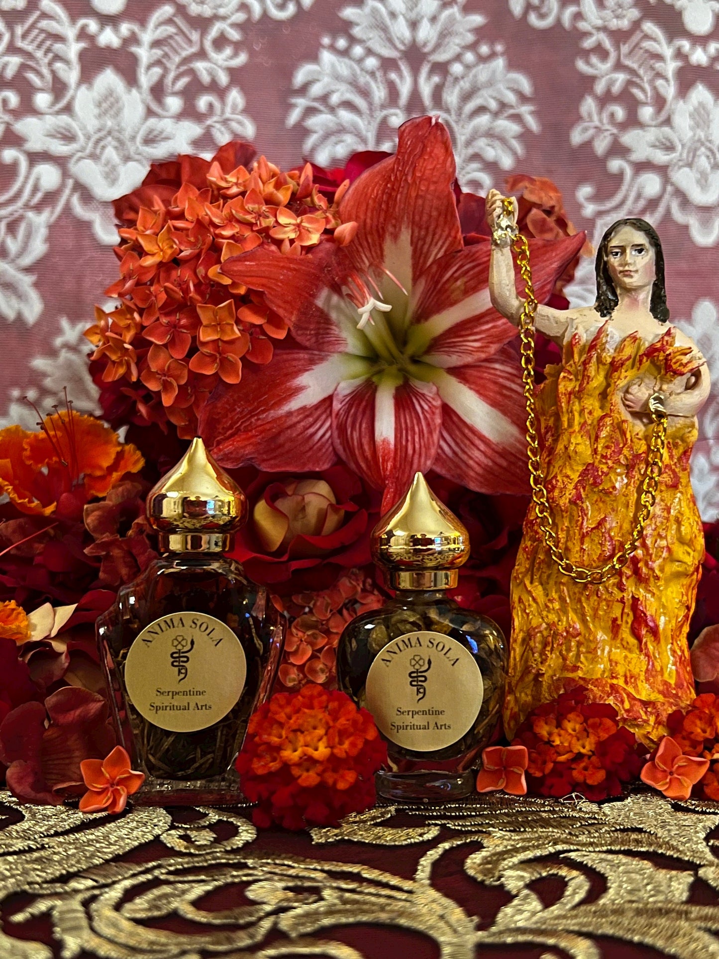 Anima Sola Oil + Bring Back Lover + Blessings + Domination + Money + Luck + Protection from Enemies and Evil + Love Spell