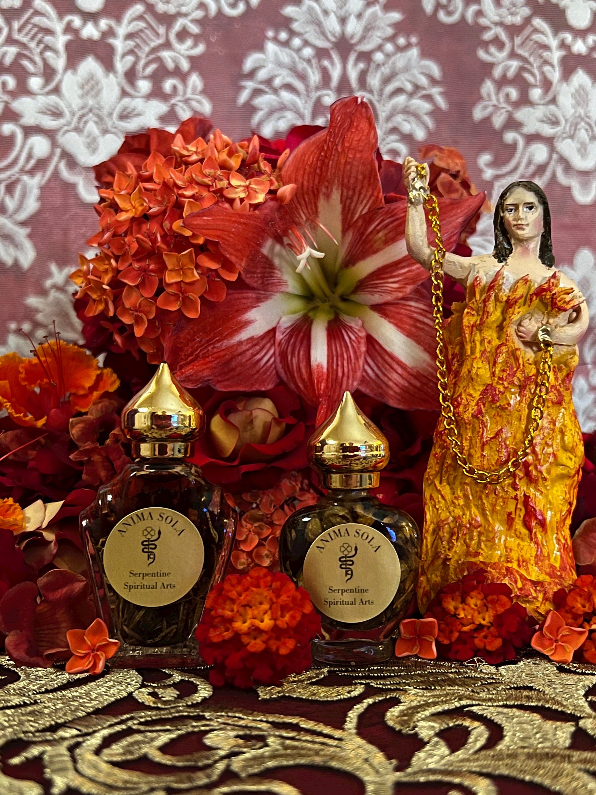 Anima Sola Oil + Bring Back Lover + Blessings + Domination + Money + Luck + Protection from Enemies and Evil + Love Spell