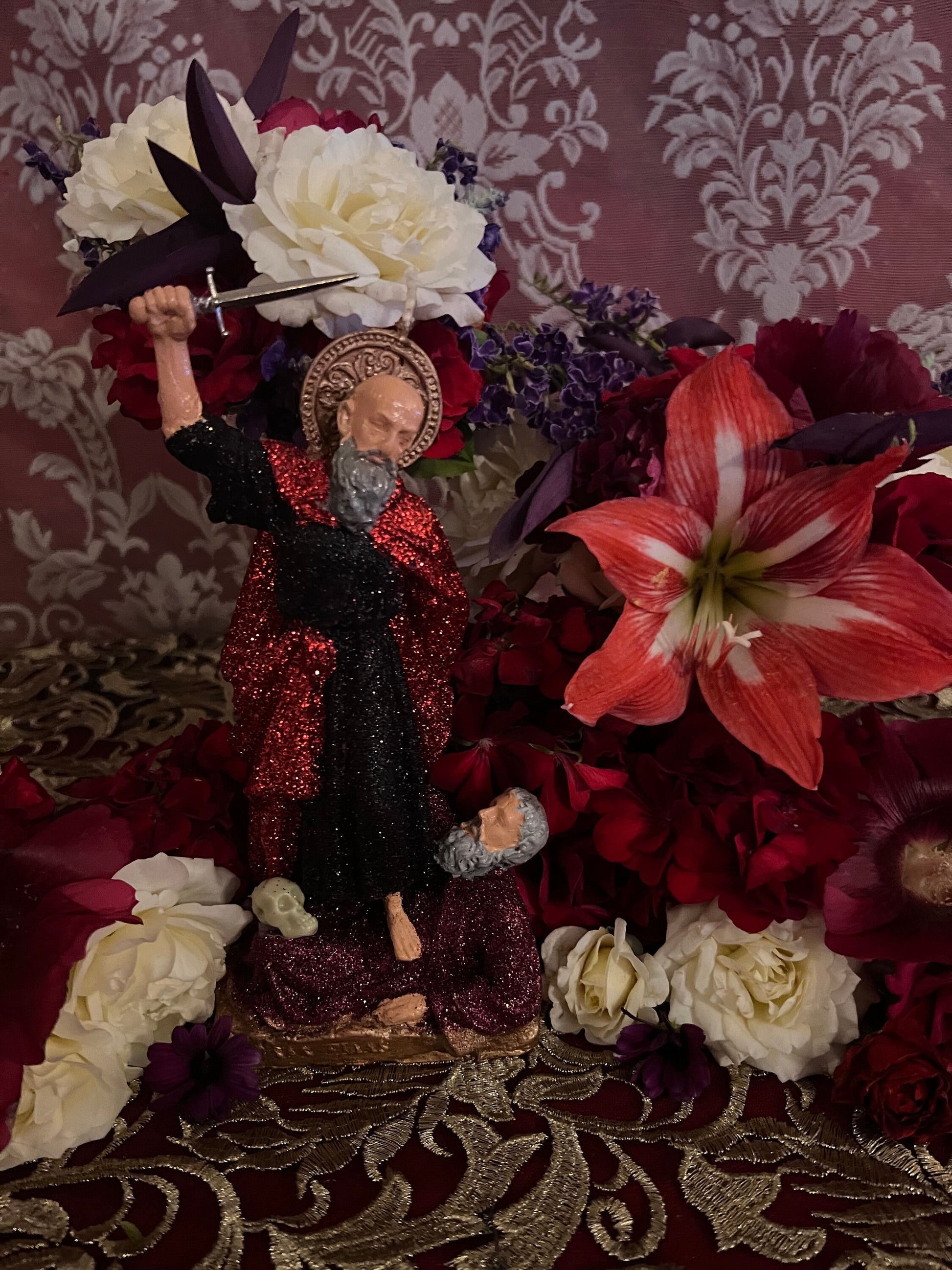 Baron del Cementerio Figure Candle + Protection + Enemies + Justice + Healing + Money + Blessed + Fixed