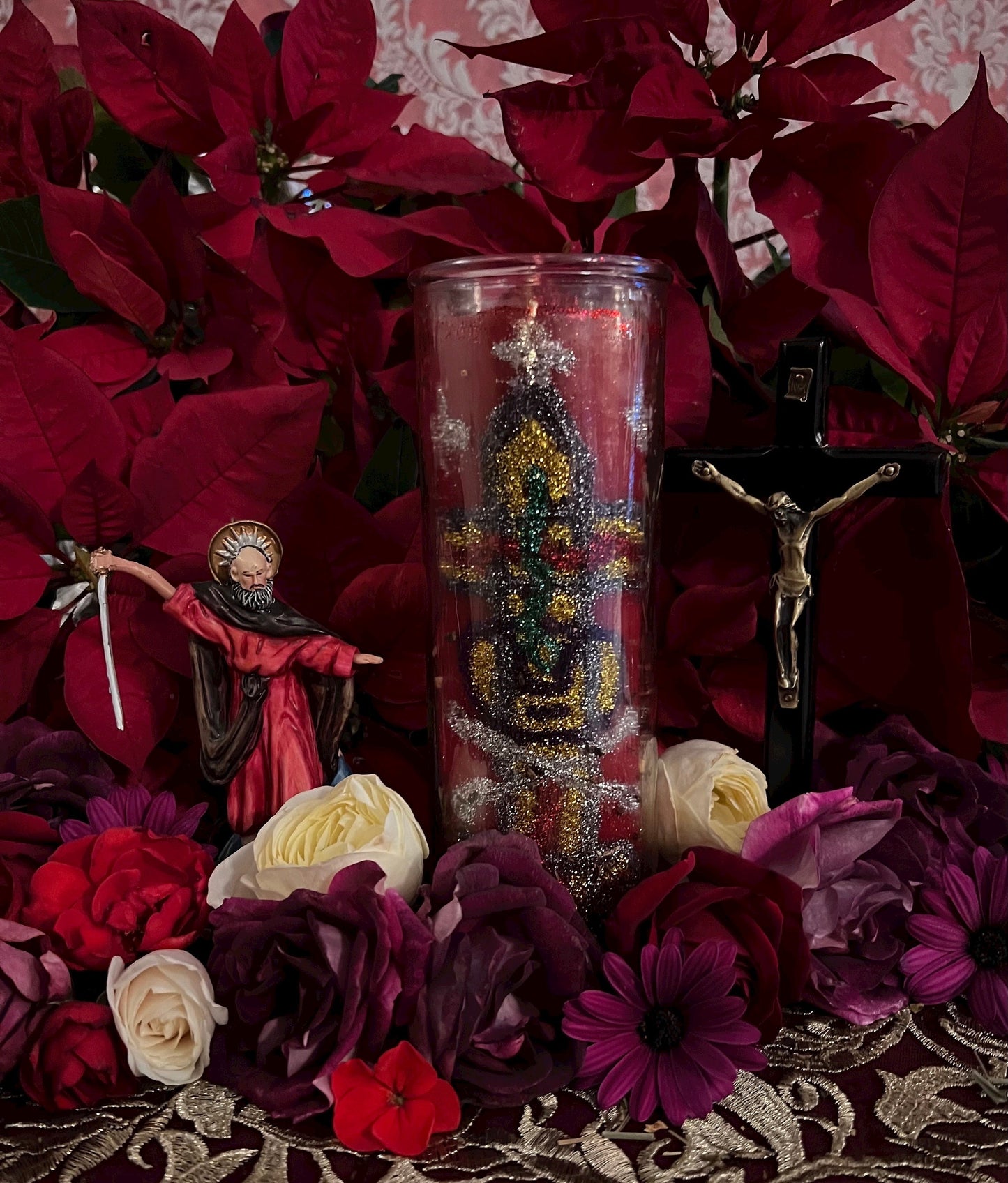 Baron del Cementerio Hand-Carved Candle + Reversing + Baron of the Cemetery + San Elias + Saint Elijah + Revocacion + Revocation