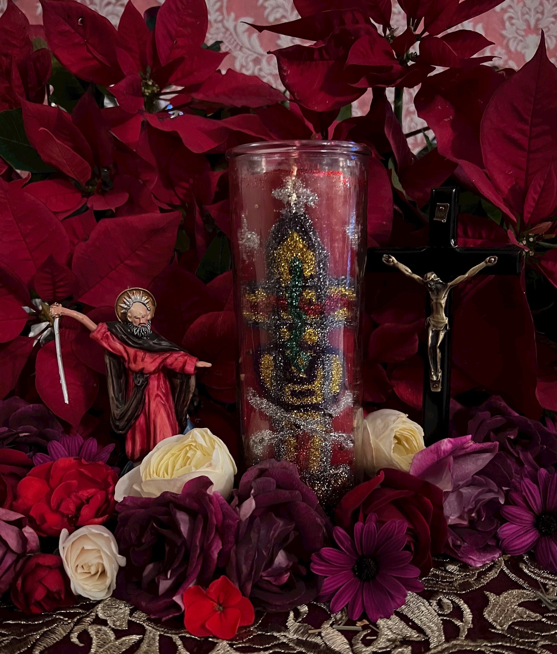 Baron del Cementerio Hand-Carved Candle + Reversing + Baron of the Cemetery + San Elias + Saint Elijah + Revocacion + Revocation