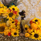 Oshun Fixed Candle + 24K Gold Leaf + African Spirit of Love & Prosperity + Orisha + Santeria + Ifa