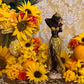 Oshun Fixed Candle + 24K Gold Leaf + African Spirit of Love & Prosperity + Orisha + Santeria + Ifa