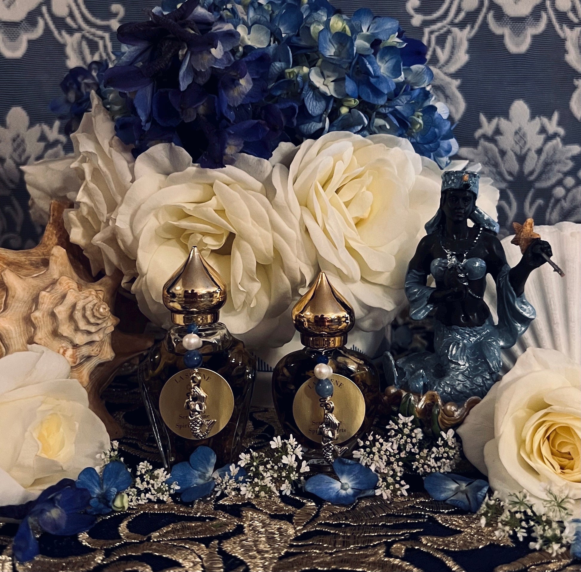 La Sirene Oil + Marriage + Luck + Fame + Abundance + Motherhood + Song + Wealth + Vodou + Voodoo