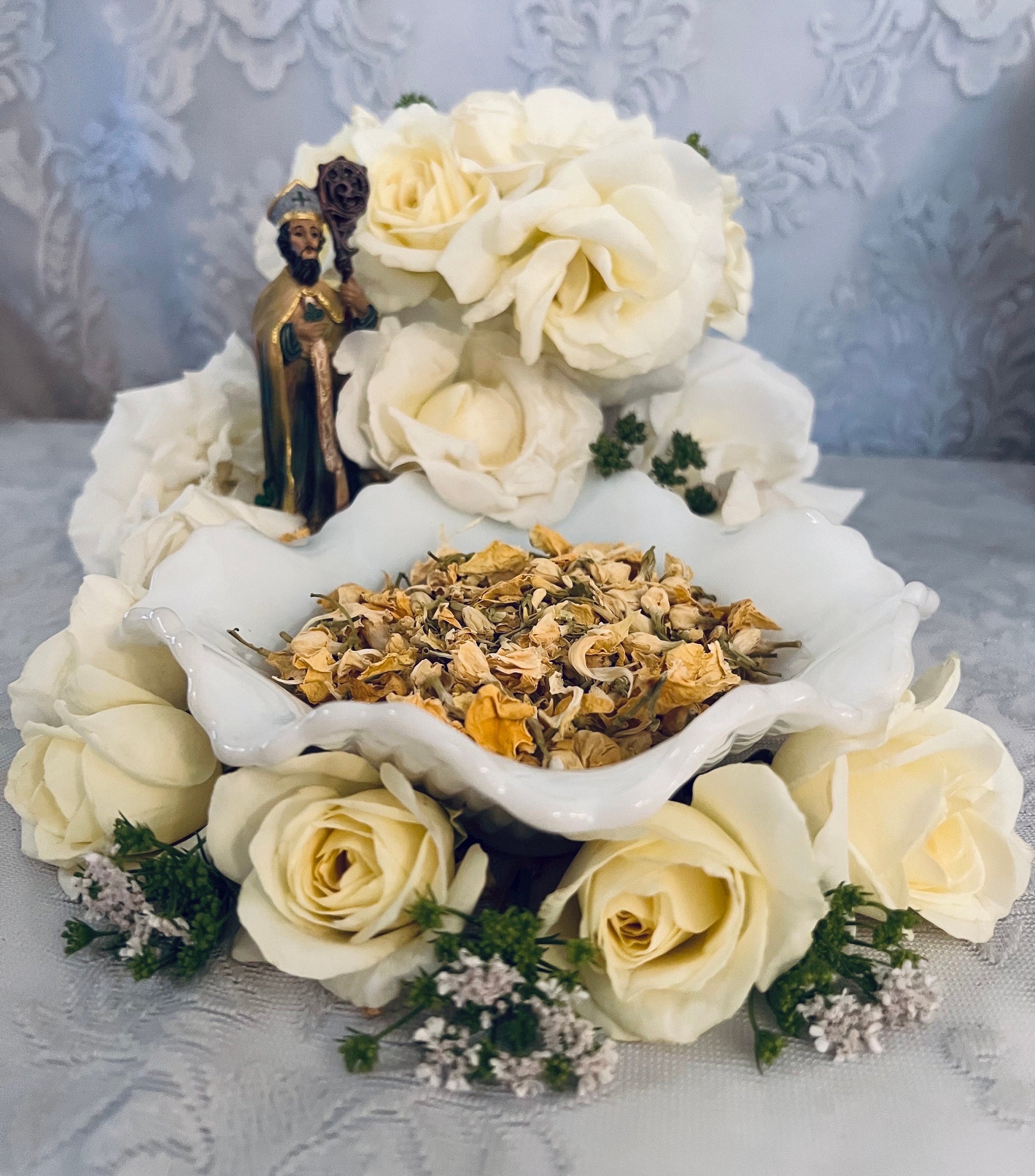 Damballah Flower & Herb Blend + Prosperity + Cleansing + Healing + Protection + Blessed