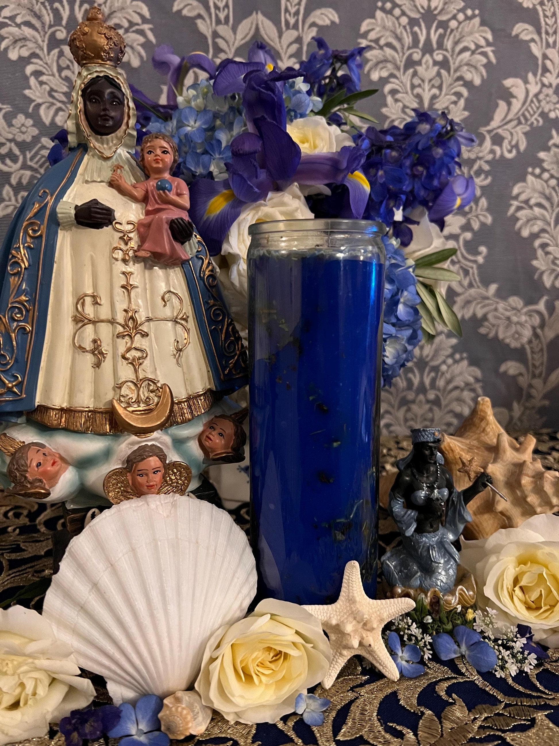 Yemaya Vigil Candle + Abundance + Motherhood + Protection