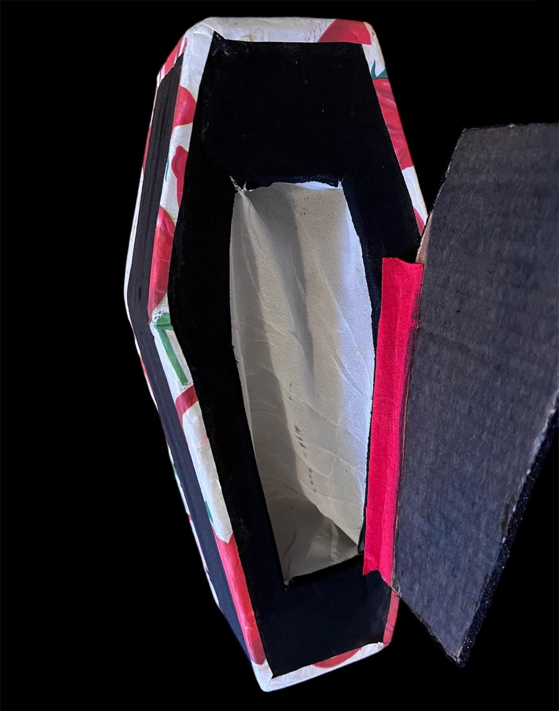 Last 1! Vodou Coffin Box + Gwo Sèkey Nwa + Haitian Vodou + Voodoo + JuJu + Bury Enemies + DUME + Hex + Curse + Product of Haiti +Handcrafted