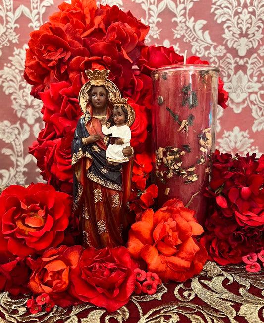 Ezili Dantor Vigil Candle + Protection + Justice + Domination + Zilí Dantó + Erzulie Dantor + Fixed and Blessed