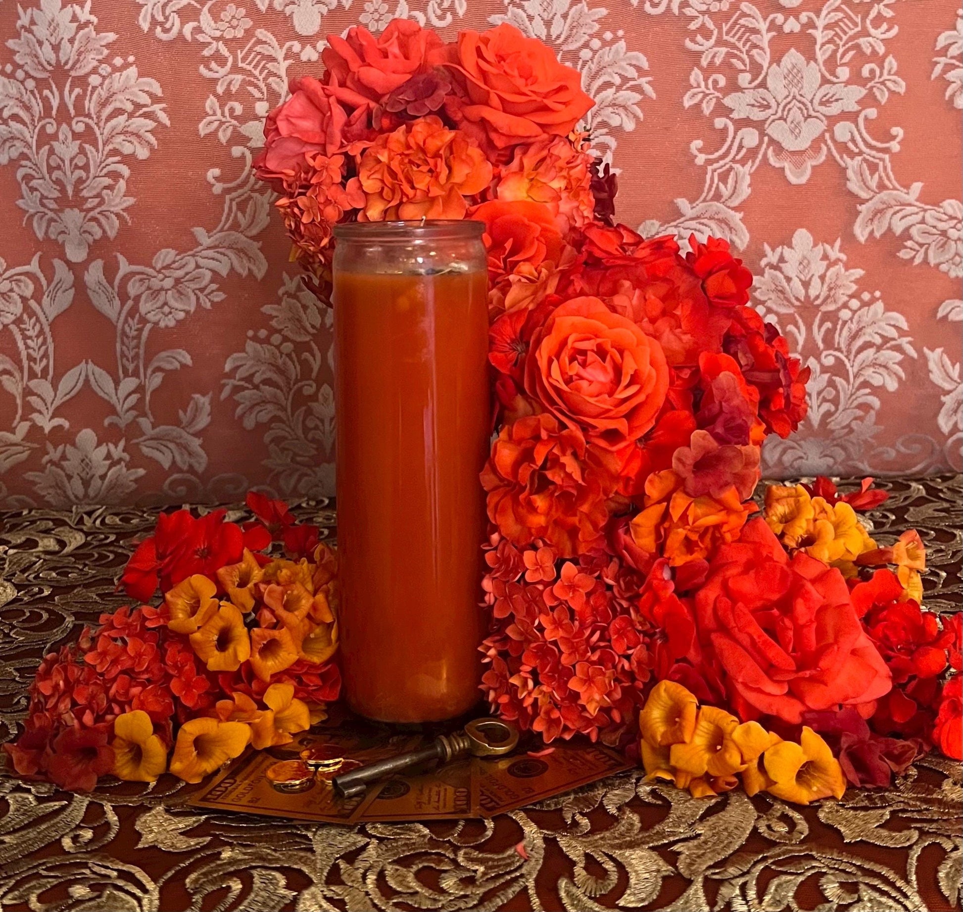 Road Opening Vigil Candle + Open Doors + Opportunity + Prosperity + Abre Camino + Fixed and Blessed