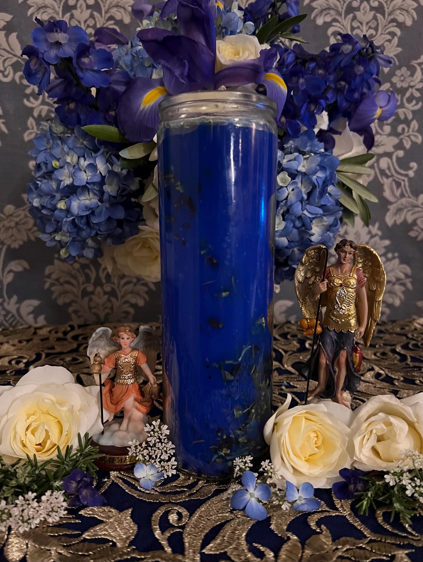 Healing Vigil Candle + Physical and Spiritual Health + Mend Relationships + Repair Attitude Towards Finances + Fixed and Blessed