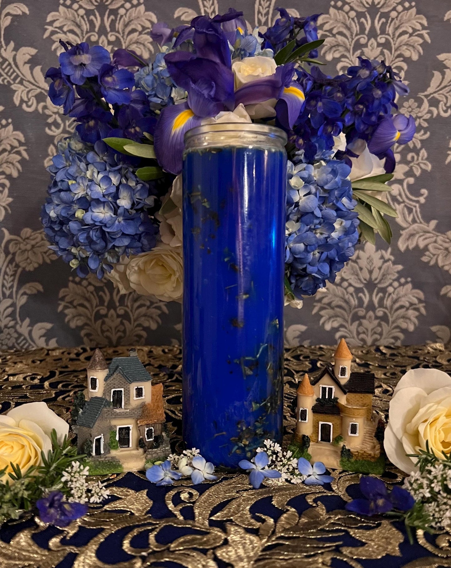 Peaceful Home Vigil Candle + Tranquility + Steady Money + Harmonius Relationships + Soothing + Happy Children + Fixed and Blessed